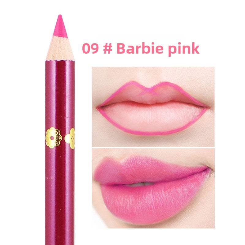 13-color lip liner hook line non-stick cup