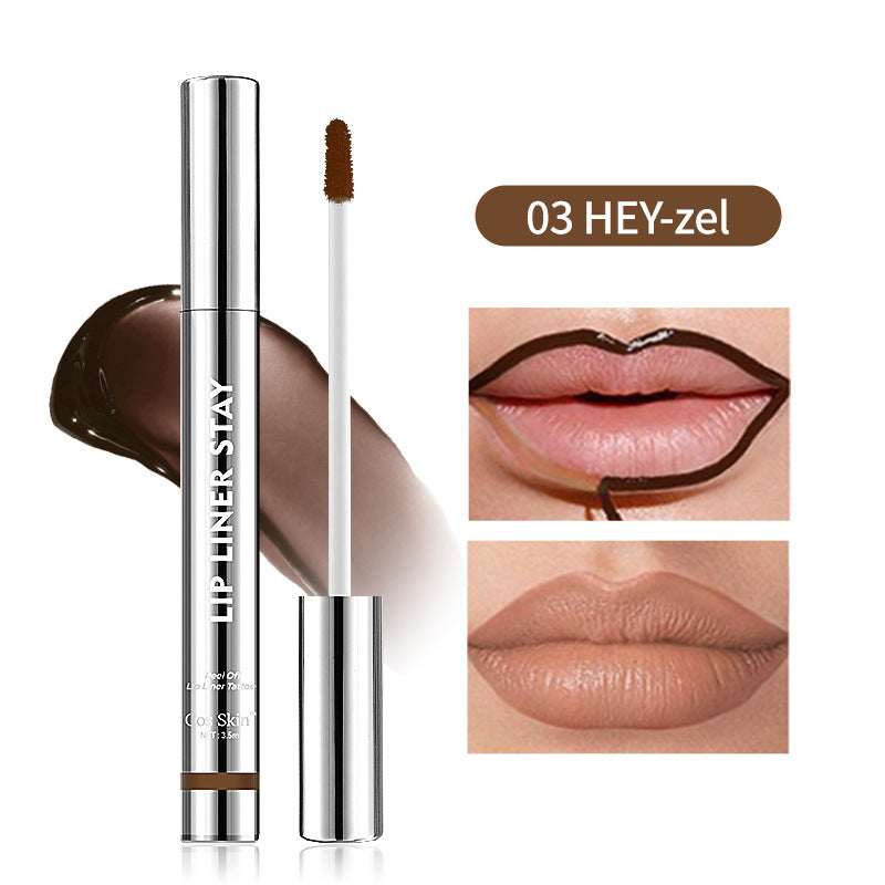 4-Color Matte Velvet Peel-Off Lip Gloss