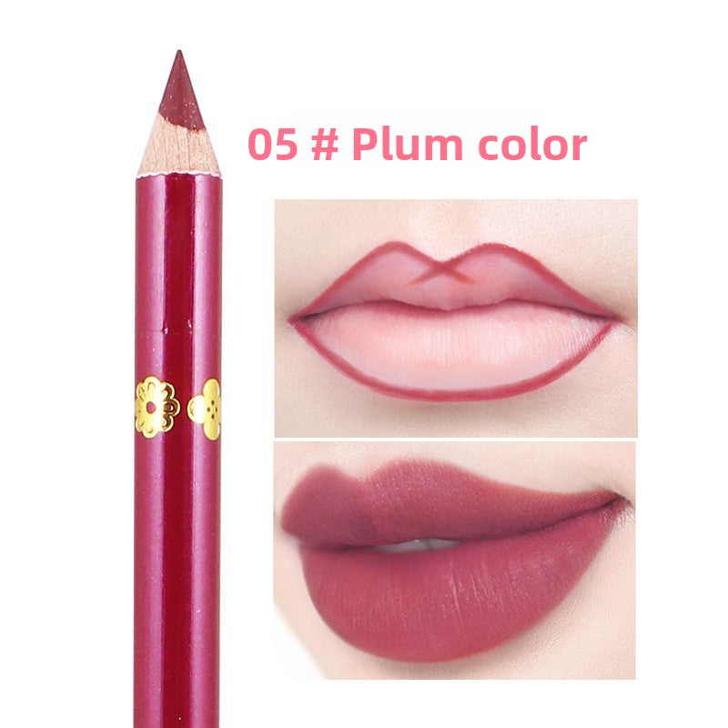 13-color lip liner hook line non-stick cup
