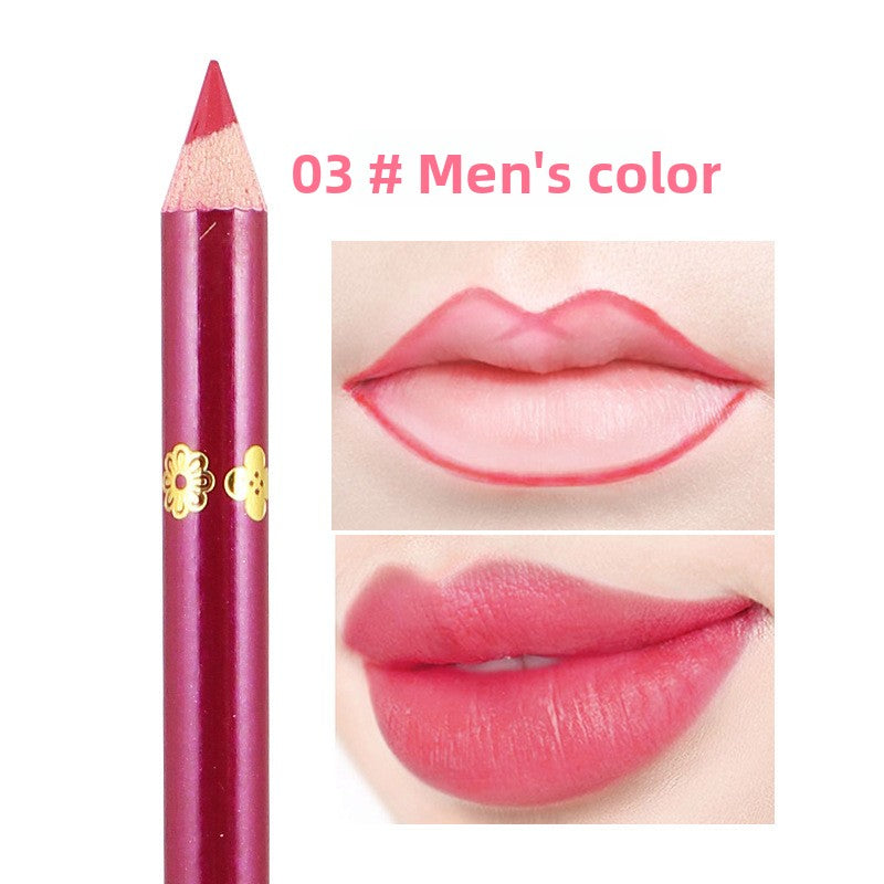13-color lip liner hook line non-stick cup