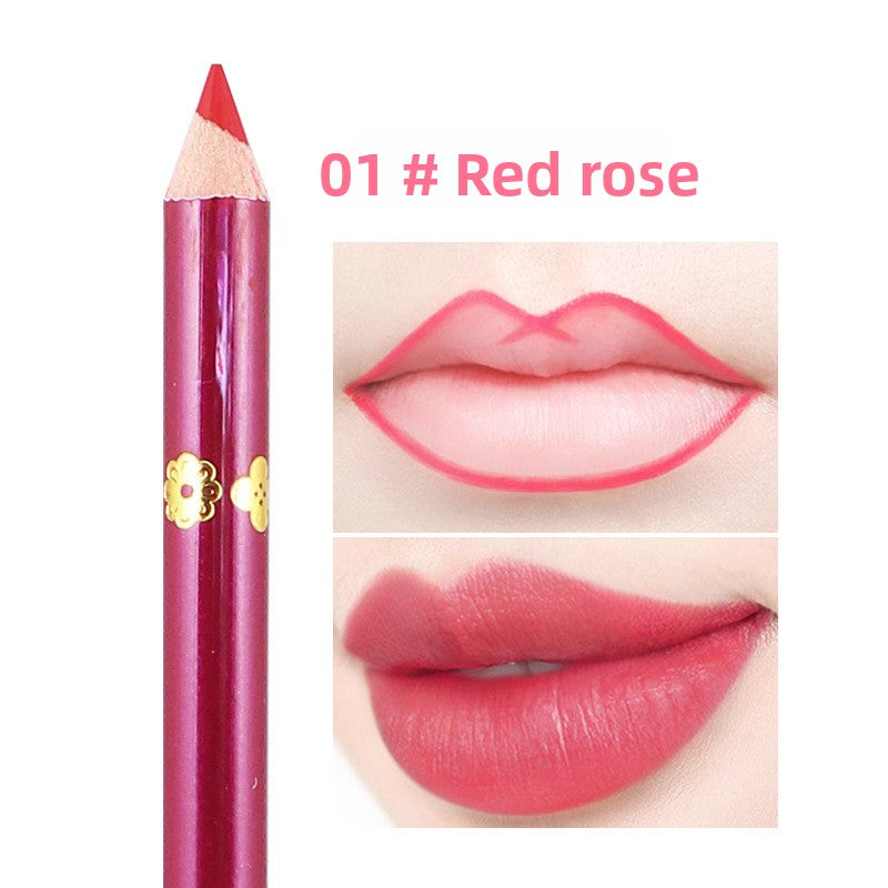 13-color lip liner hook line non-stick cup