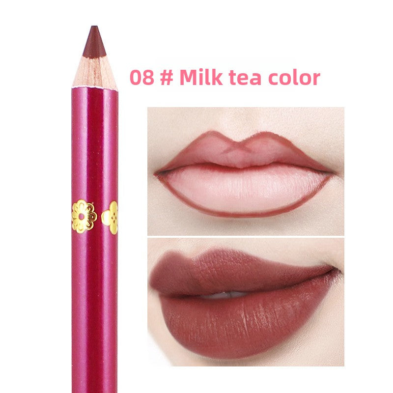13-color lip liner hook line non-stick cup