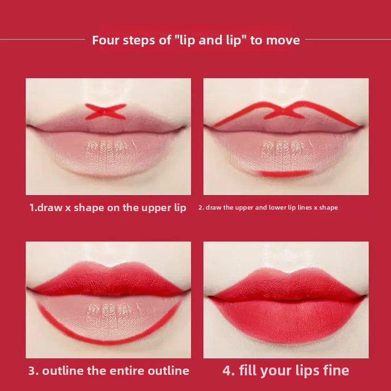 13-color lip liner hook line non-stick cup