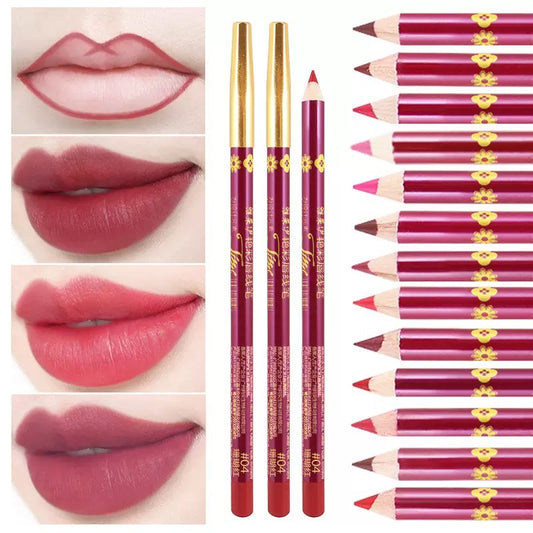 13-color lip liner hook line non-stick cup