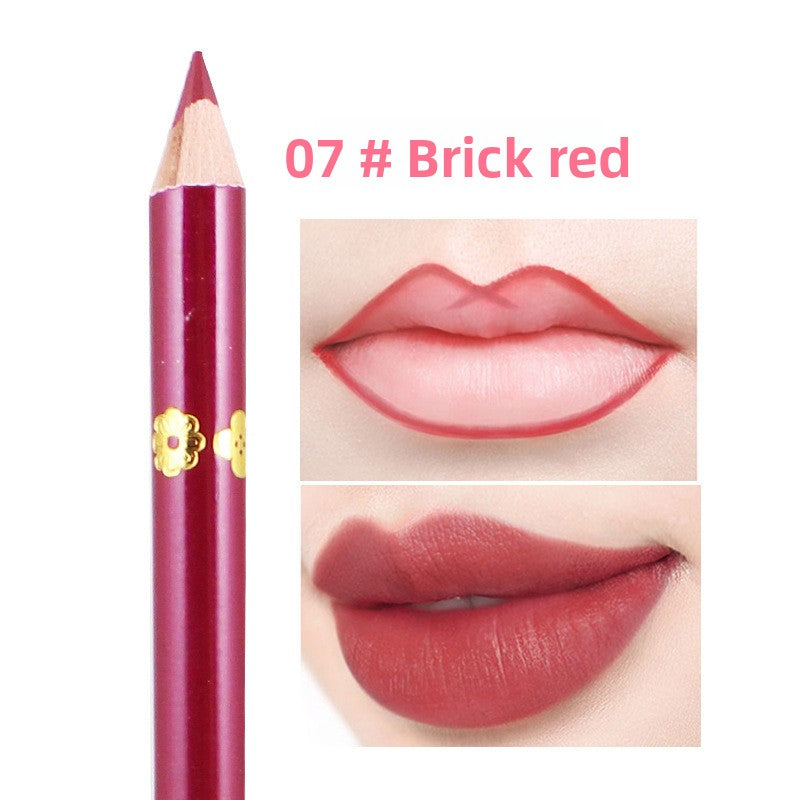13-color lip liner hook line non-stick cup